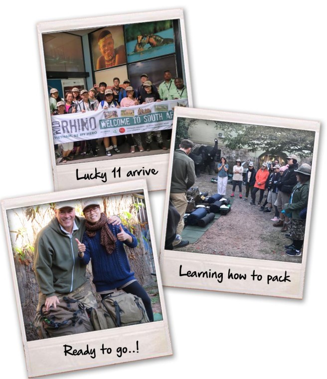 Arrive, pack & ready